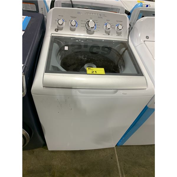 GENERAL ELECTRIC ADORA GTW495DMN1WS HE DEEP FILL WHITE TOP LOAD ELECTRIC WASHER