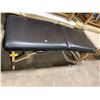 Image 2 : COMMERCIAL BLACK 72"L X 30"W X 28"H FOLDING PROFESSIONAL MASSAGE BED & CREAM 72"L X 28"W X 27"H