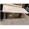 Image 3 : COMMERCIAL BLACK 72"L X 30"W X 28"H FOLDING PROFESSIONAL MASSAGE BED & CREAM 72"L X 28"W X 27"H
