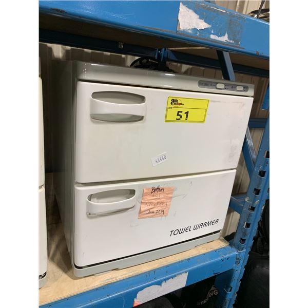 2 STATION COMMERCIAL ELECTRIC SPA COUNTERTOP TOWEL WARMER