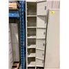 Image 2 : BEIGE METAL 6 DOOR 12"W X 18"D X 78"H LOCKER SYSTEM & BLUE METAL 6 DOOR 12"W X 18"D X 78"H LOCKER