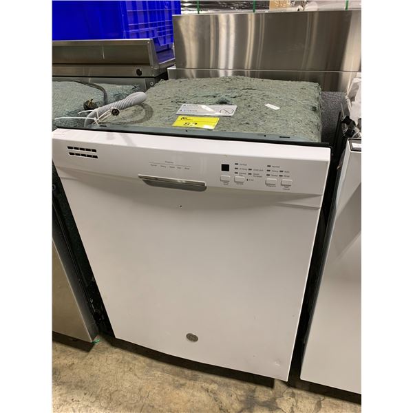 GENERAL ELECTRIC GBF630SGL0WW WHITE / STAINLESS STEEL BUILT IN FRONT CONTROL DISHWASHER