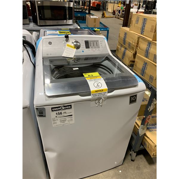 GENERAL ELECTRIC ADORA HE DEEP FILL WHITE TOP LOAD ELECTRIC WASHER