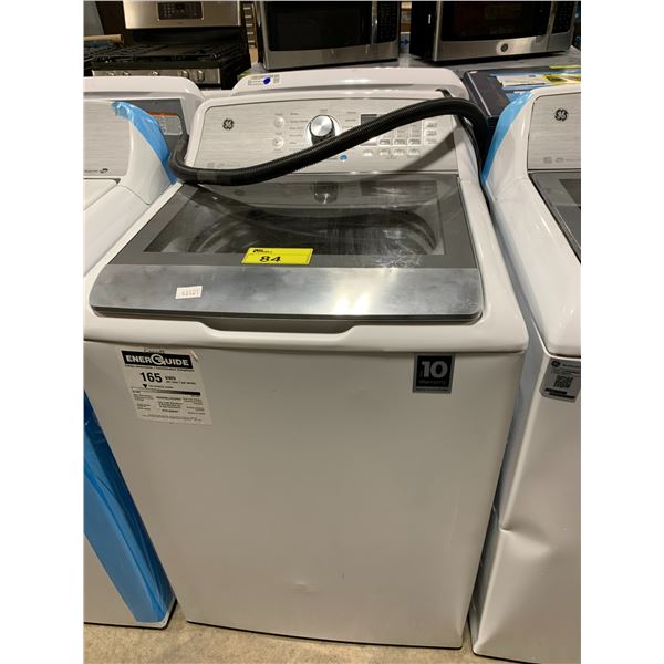 GENERAL ELECTRIC ADORA HE DEEP FILL WHITE TOP LOAD ELECTRIC WASHER