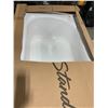 Image 2 : AMERICAN STANDARD COLONY II 5 RH/SL RIGHT HAND OUTLET WHITE METAL BATHTUB