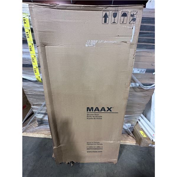 5 MAXX CHROME 32 1/2" X 37" X 64 1/2" SHOWER SLIDING DOOR INSERTS