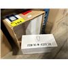 Image 2 : BOX OF 2 FROSTED GLASS BRUSHED NICKEL ELECTRICAL WALL SCONCE