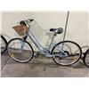 Image 1 : BARRON CRITICAL BLUE 21 SPEED FRONT SUSPENSION CRUISER STYLE BIKE