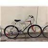 Image 2 : PATHFINDER 6000 WHITE 18 SPEED VINTAGE STYLE HYBRID TIRE MOUNTAIN BIKE