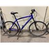 Image 2 : NAKAMURA BLUE 18 SPEED FRONT SUSPENSION HYBRID STYLE ROAD BIKE