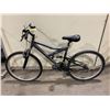 Image 1 : 2 BIKES: INFINITY HAMMER GREY 21 SPEED FULL SUSPENSION MOUNTAIN BIKE & MIYATA PURPLE 18 SPEED