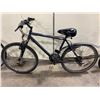Image 2 : 2 BIKES: TP GREY 21 SPEED FRONT SUSPENSION MOUNTAIN BIKE & PURPLE NO NAME SINGLE SPEED STUNT BIKE