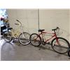 Image 2 : 2 BIKES: NORCO YELLOW SINGLE SPEED CRUISER STYLE BIKE & RALEIGH ELIMINATOR VINTAGE STYLE 18 SPEED