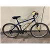 Image 2 : KONA KILAUEA BLUE 27 SPEED FRONT SUSPENSION MOUNTAIN BIKE WITH HYBRID TIRES