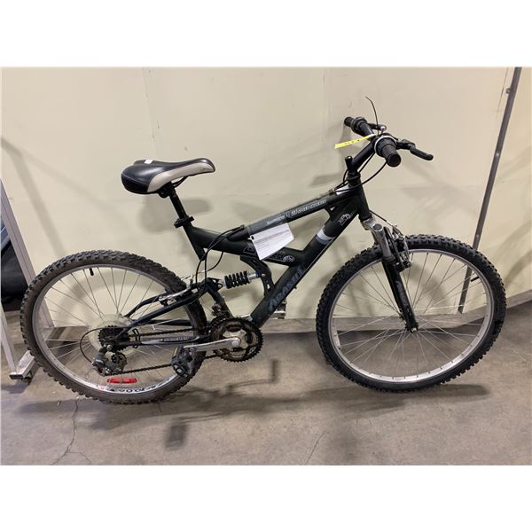 ARASHI SWITCH DX BLACK 21 SPEED FULL SUSPENSION MOUNTAIN