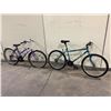 Image 2 : 2 BIKES: LEADER LE 60741 PURPLE 18 SPEED HYBRID STYLE ROAD BIKE & CCM ECCO GREEN 15 SPEED