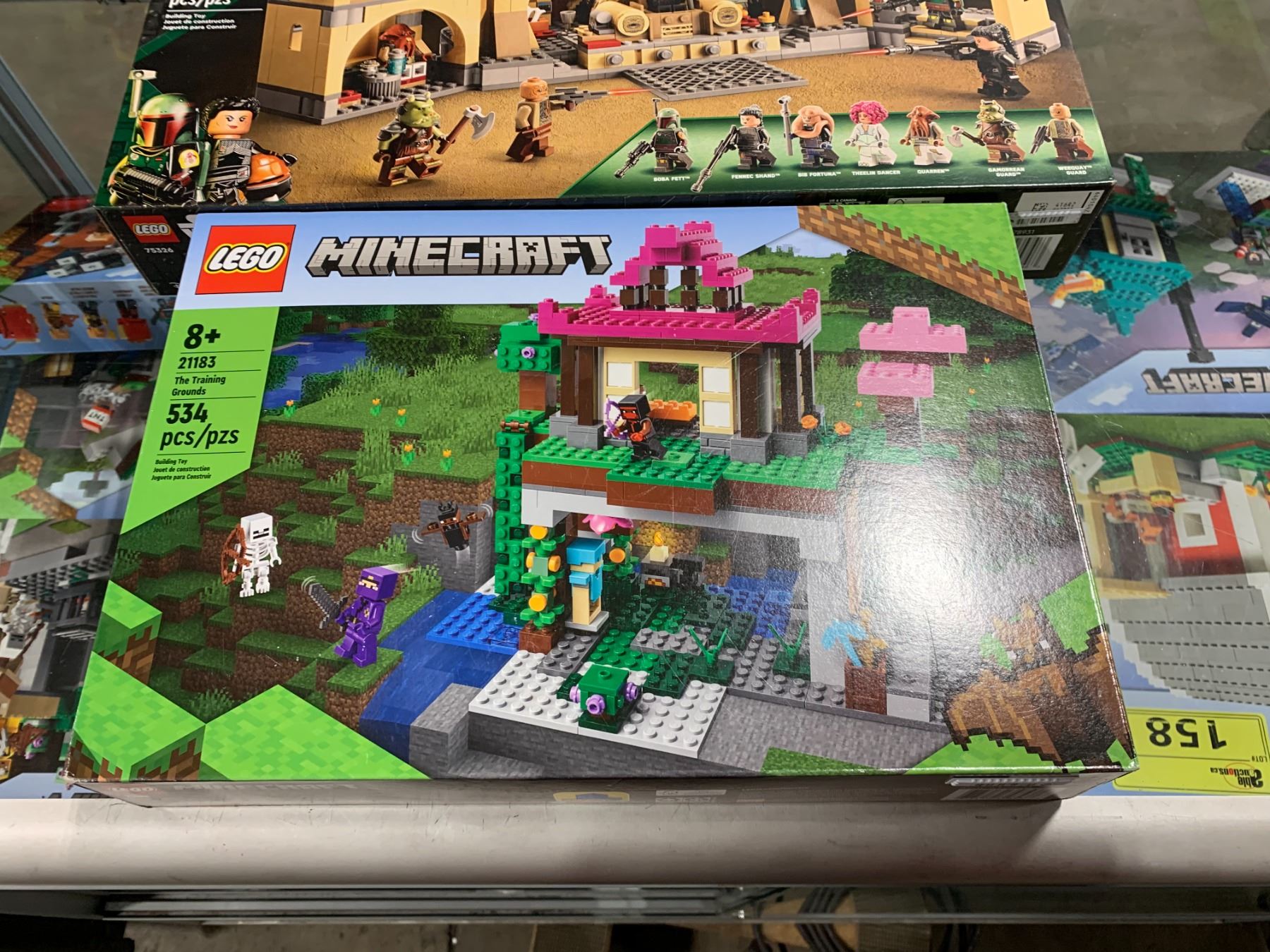 Minecraft Box Ebay 2 ASSORTED LEGO MINECRAFT BOXES INCLUDING: 9+ BOBA FETT'S THRONE ROOM ...