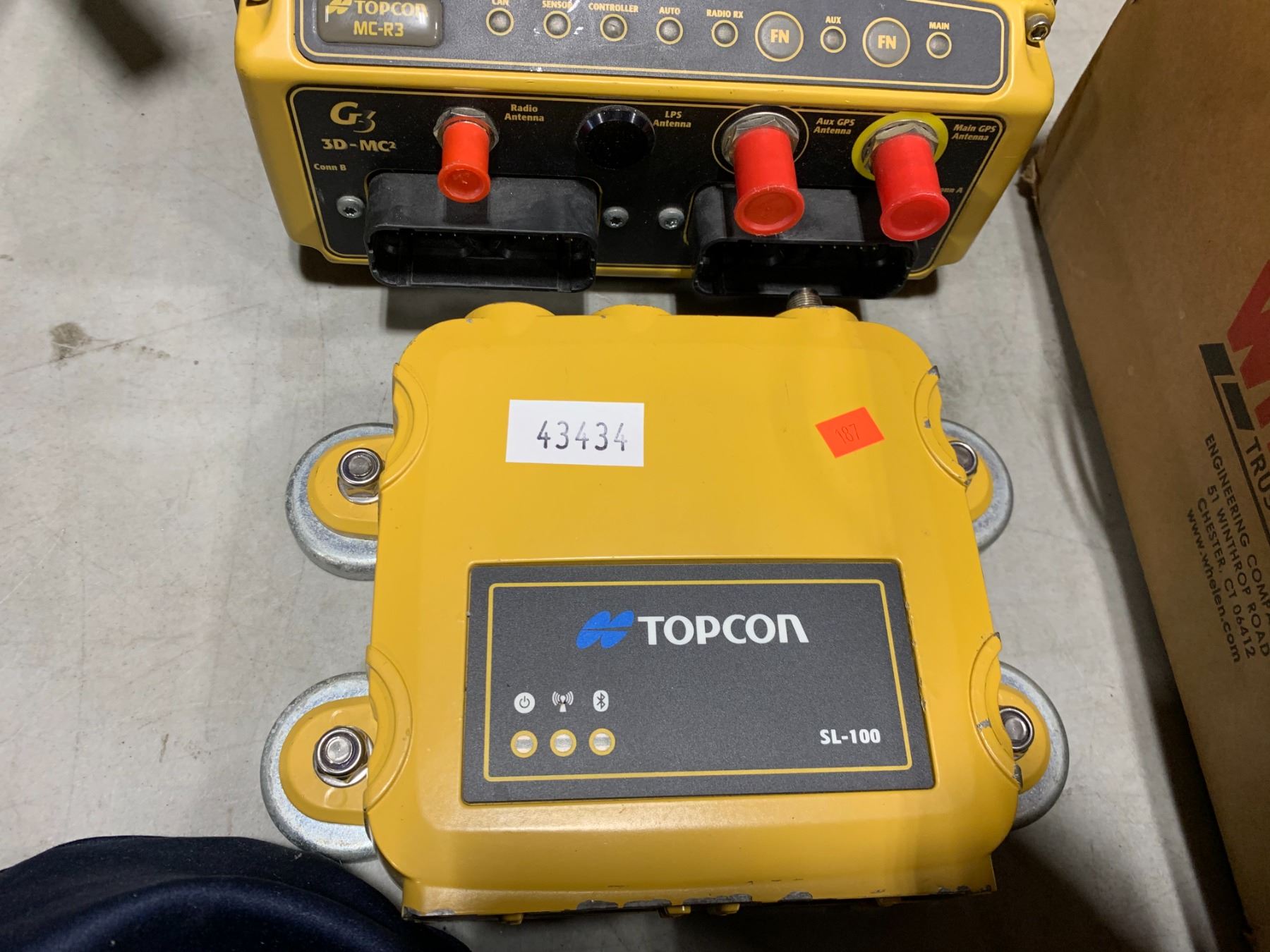 ASSORTED TOPCON SURVEY EQUIPMENT INCLUDING: MC-R3 MACHINE CONTROL, G3 ...