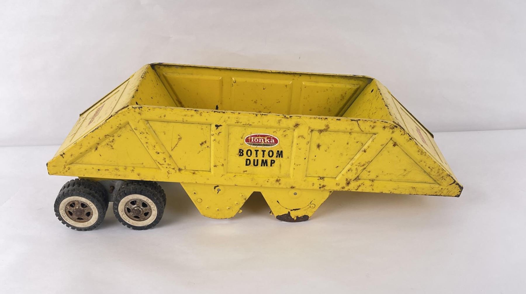 Tonka Bottom Dump Belly Dumper Truck Trailer Toy
