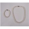 Image 2 : Cultured Pearl Necklace and Bracelet