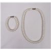 Image 3 : Cultured Pearl Necklace and Bracelet