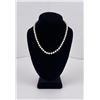 Cultured Pearl Sterling Silver Necklace