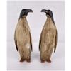 Pair of Carved Wood Penguins