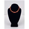 Orange Branch Coral Necklace