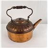 Image 2 : Antique Copper Tea Pot Kettle