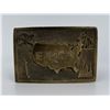 Image 1 : Exxon Gasoline Brass Belt Buckle