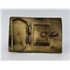 Image 2 : Exxon Gasoline Brass Belt Buckle