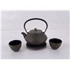 Image 1 : Japanese Tetsubin Cast Iron Tea Pot and Cups