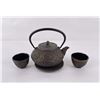 Image 2 : Japanese Tetsubin Cast Iron Tea Pot and Cups