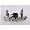 Image 2 : Sterling Silver Salt and Pepper Shakers