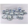 Image 1 : Blue and White Delft Tea Set