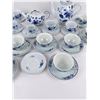 Image 3 : Blue and White Delft Tea Set