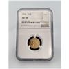Image 1 : 1908 NGC AU55 $2 1/2 Indian Head Gold Coin