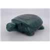 Image 1 : African Malachite Turtle Carving