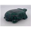 Image 2 : African Malachite Turtle Carving