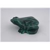 Image 1 : African Malachite Frog Carving