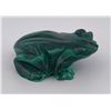 Image 2 : African Malachite Frog Carving