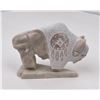 Image 1 : Ray Todacheeny Navajo Indian Stone Buffalo