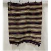 Image 1 : Early Antique Transitional Navajo Saddle Blanket