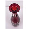 Image 4 : Antique Bohemian Cut to Clear Ruby Decanter