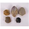 Image 3 : Flint Thumbnail Scrapers Indian Artifacts