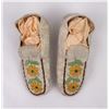 Image 1 : Metis Cree Indian Embroidered Moccasins