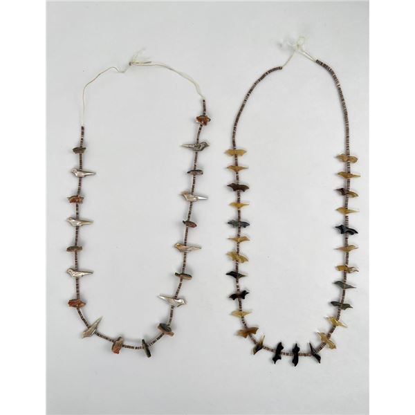 Pair of Zuni Heishi Fetish Necklaces
