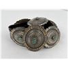 Image 1 : Navajo Sterling Silver Turquoise Concho Belt