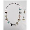 Image 2 : Zuni Heishi Fish Fetish Necklace and Earrings