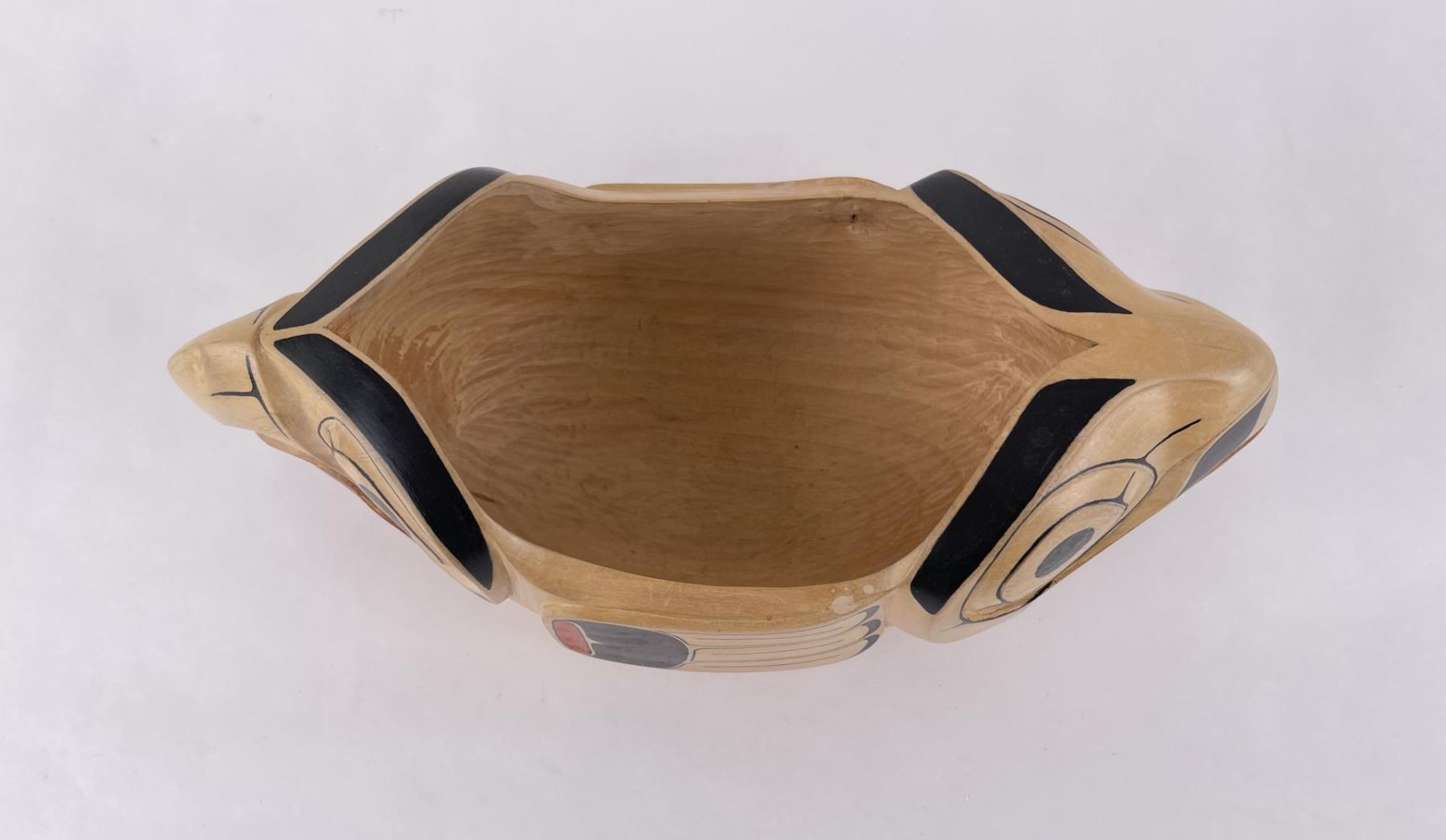 Haida Northwest Coast Indian Wood Grease Bowl